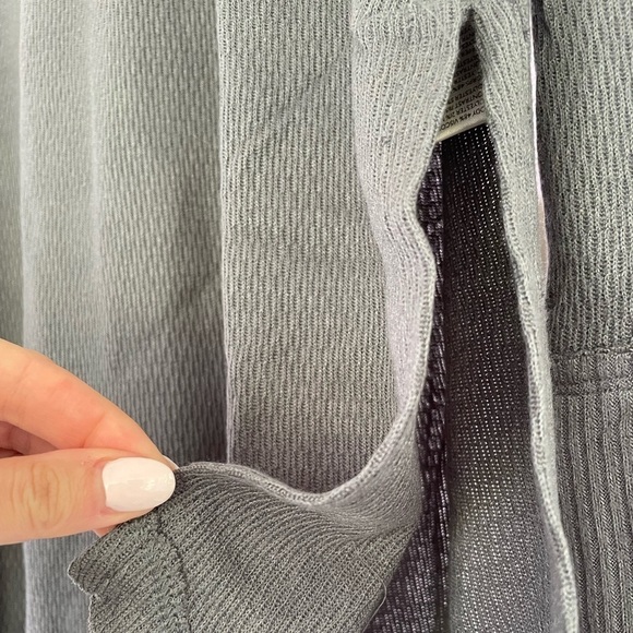 Free People Blue Grey Snowy Thermal, S - Picture 8 of 10